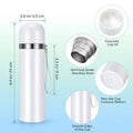 18 Oz Sublimation Tumblers Vacuum Insulated Cups with Lid